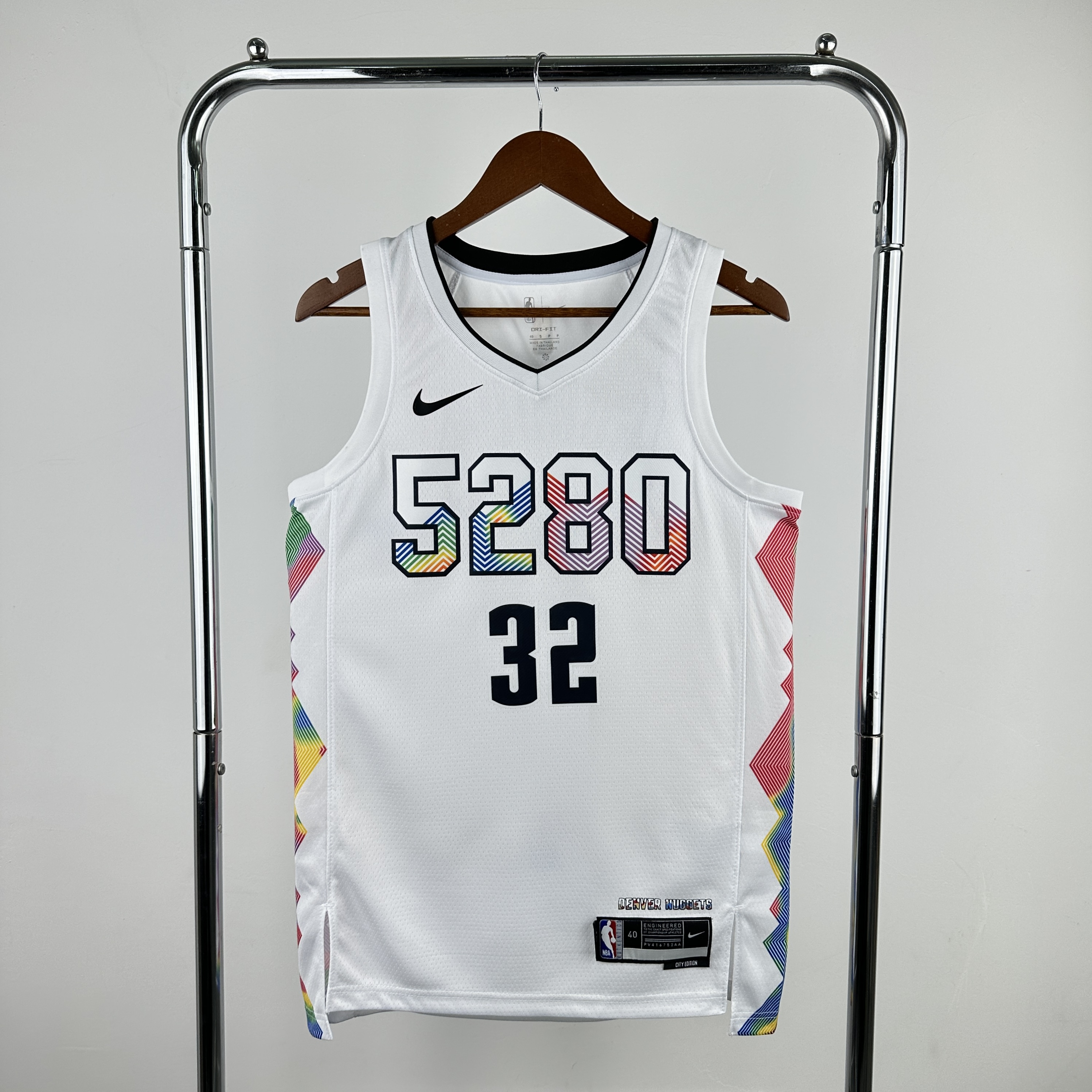 Men Denver Nuggets #32 Gordon Fanatics White City Edition 2024-25 Fast Break Player NBA Jersey